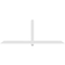 Ekena Millwork Eugene Architectural Grade PVC Gable Bracket, 96"W x 36"H x 2"D x 4"F, 9/12 Pitch GBP096X36X0204EUG00 - alternate 2